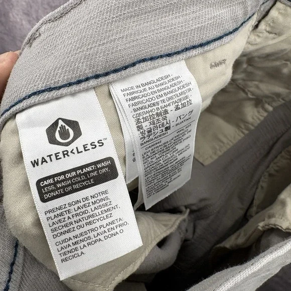 Levis XX Chino Pants Mens 32x30 Gray Standard Taper Warm - Picture 7 of 9